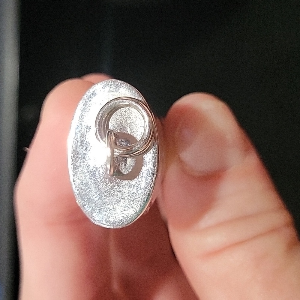 Bald Statement Piece. Sterling Silver - image 2